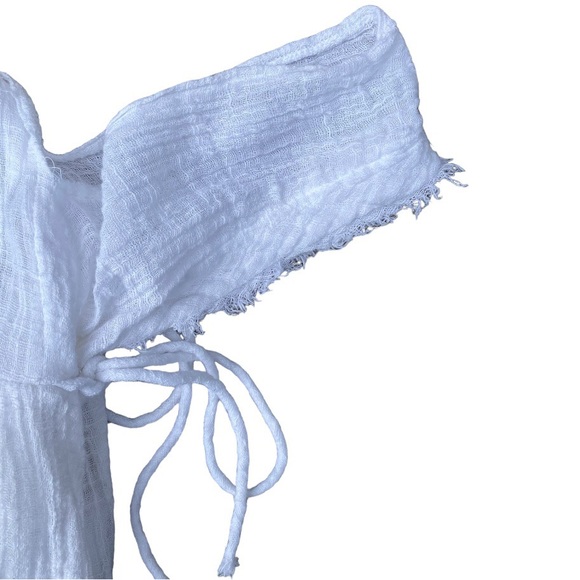 Free People One Flowy Empire Waist Top with Off the Shoulder Sleeves Size XS - Picture 8 of 13